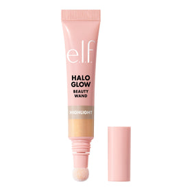 e.l.f. Halo Glow Highlight Wand front view with holographic honey shade