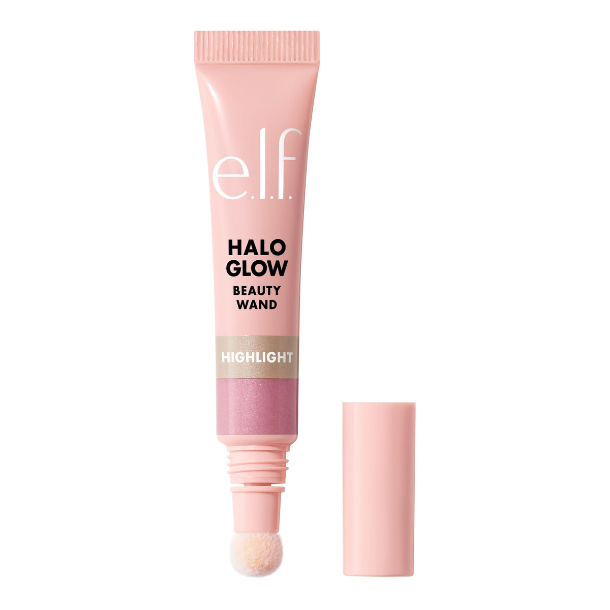 e.l.f. Halo Glow Highlight Wand in Pink Prism front view