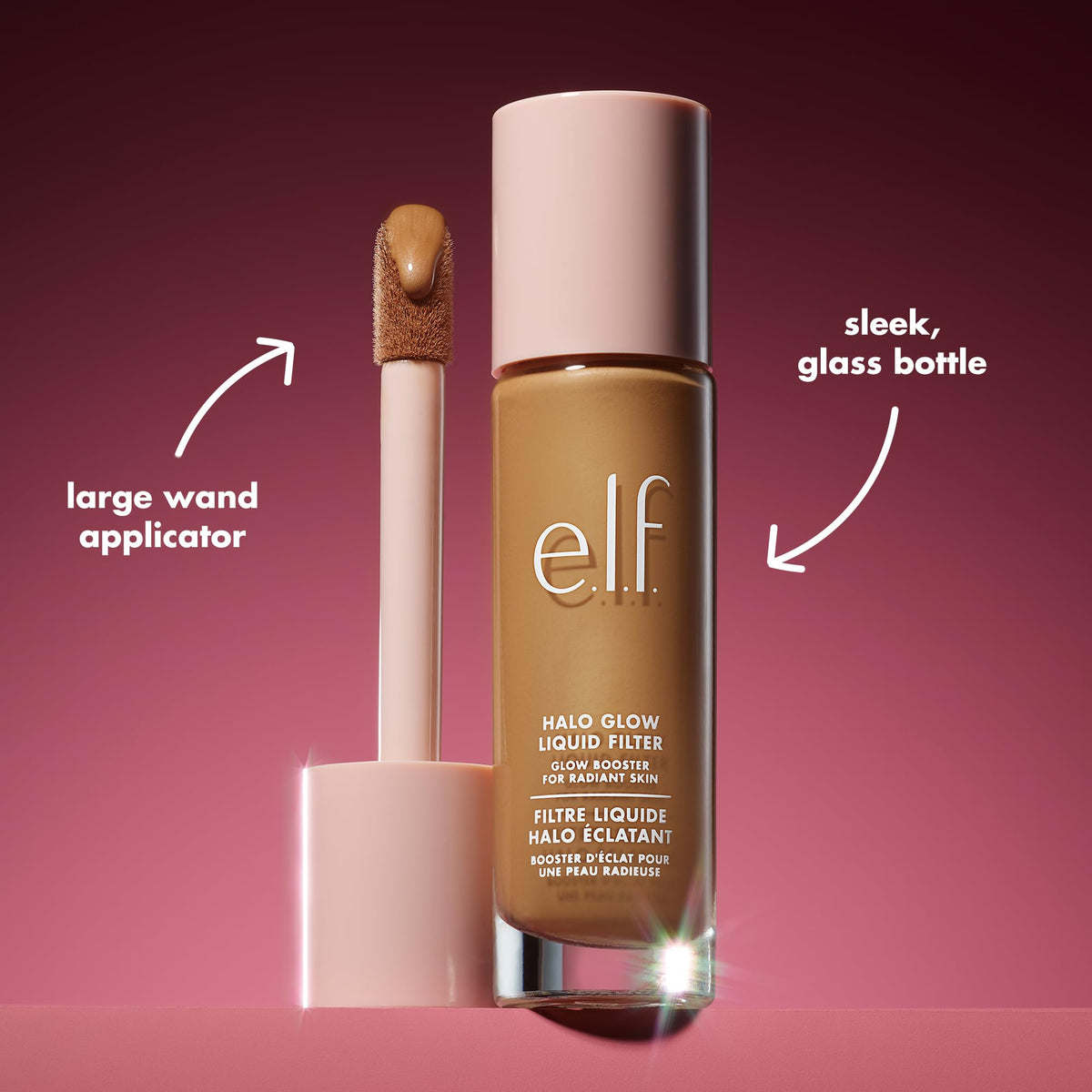 e.l.f. Halo Glow Liquid Filter 3.5 Medium packaging details