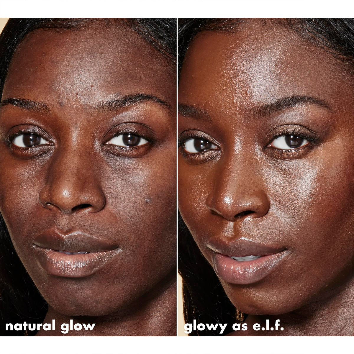 e.l.f. Halo Glow Liquid Filter 8.5 Rich mixed with foundation