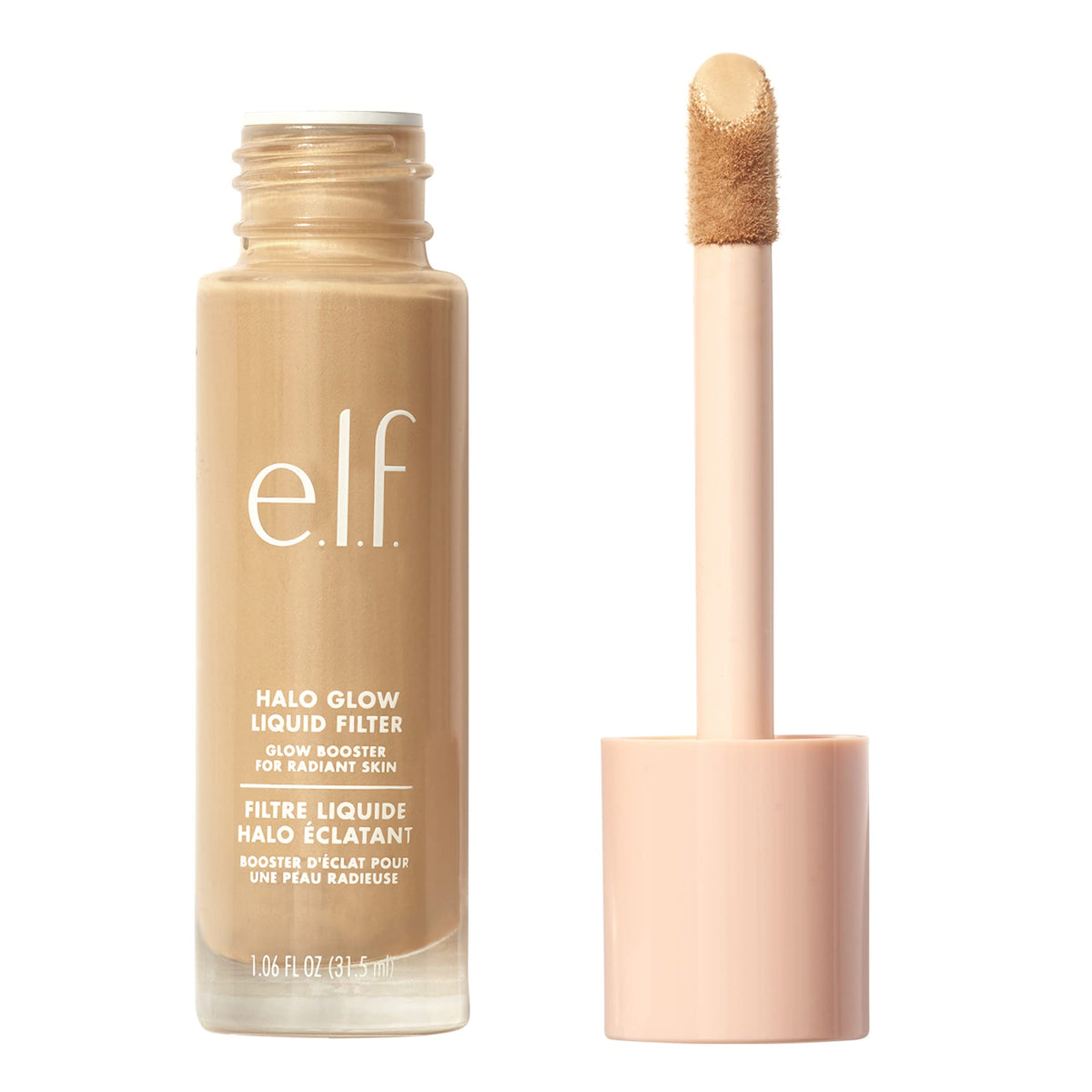 e.l.f. Halo Glow Liquid Filter front view with 5 Medium/Tan shade
