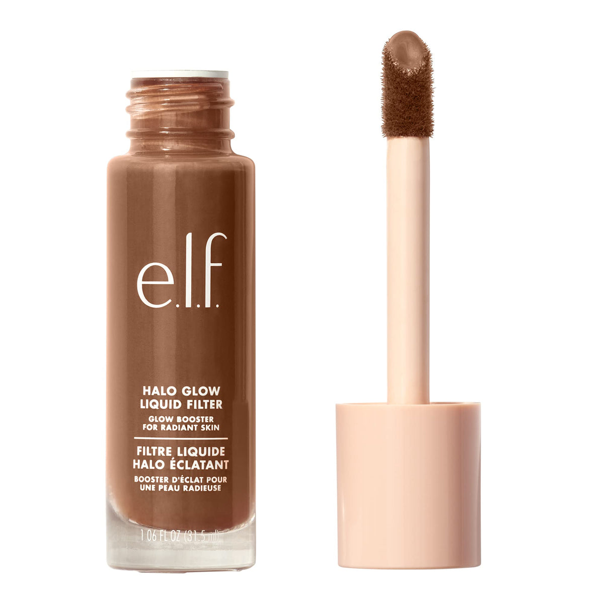 e.l.f. Halo Glow Liquid Filter front view with 7 Deep/Rich shade