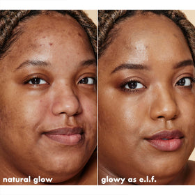 e.l.f. Halo Glow Liquid Filter in use during makeup application