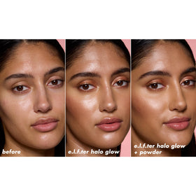 e.l.f. Halo Glow Powder Filter Medium Neutral with mirror