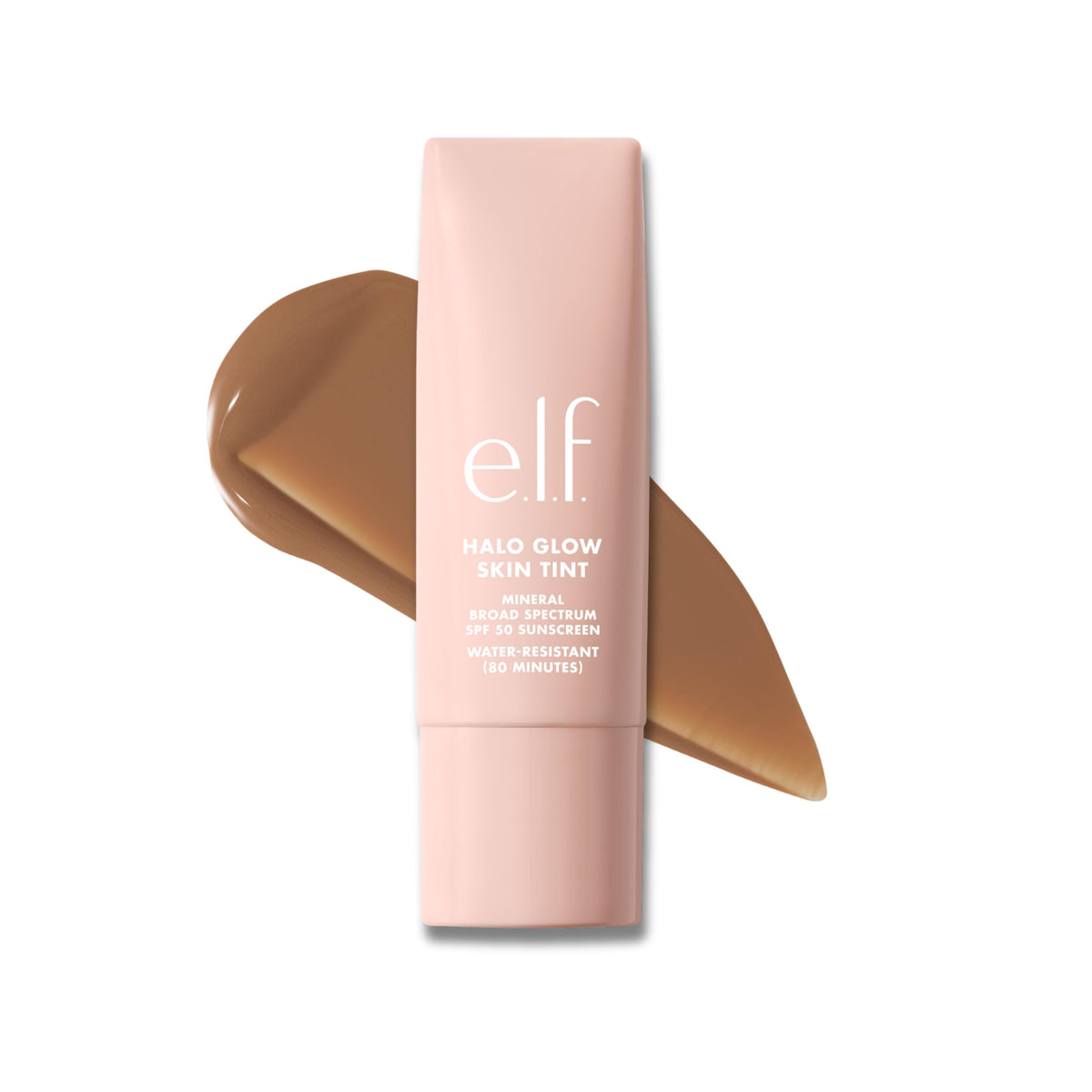 e.l.f. Halo Glow Skin Tint SPF 50 12 Tan Cool front view