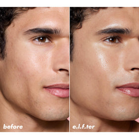 e.l.f. Halo Glow Skin Tint SPF 50 application brush
