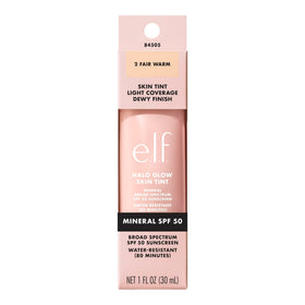 e.l.f. Halo Glow Skin Tint SPF 50 Fair Warm ingredients list