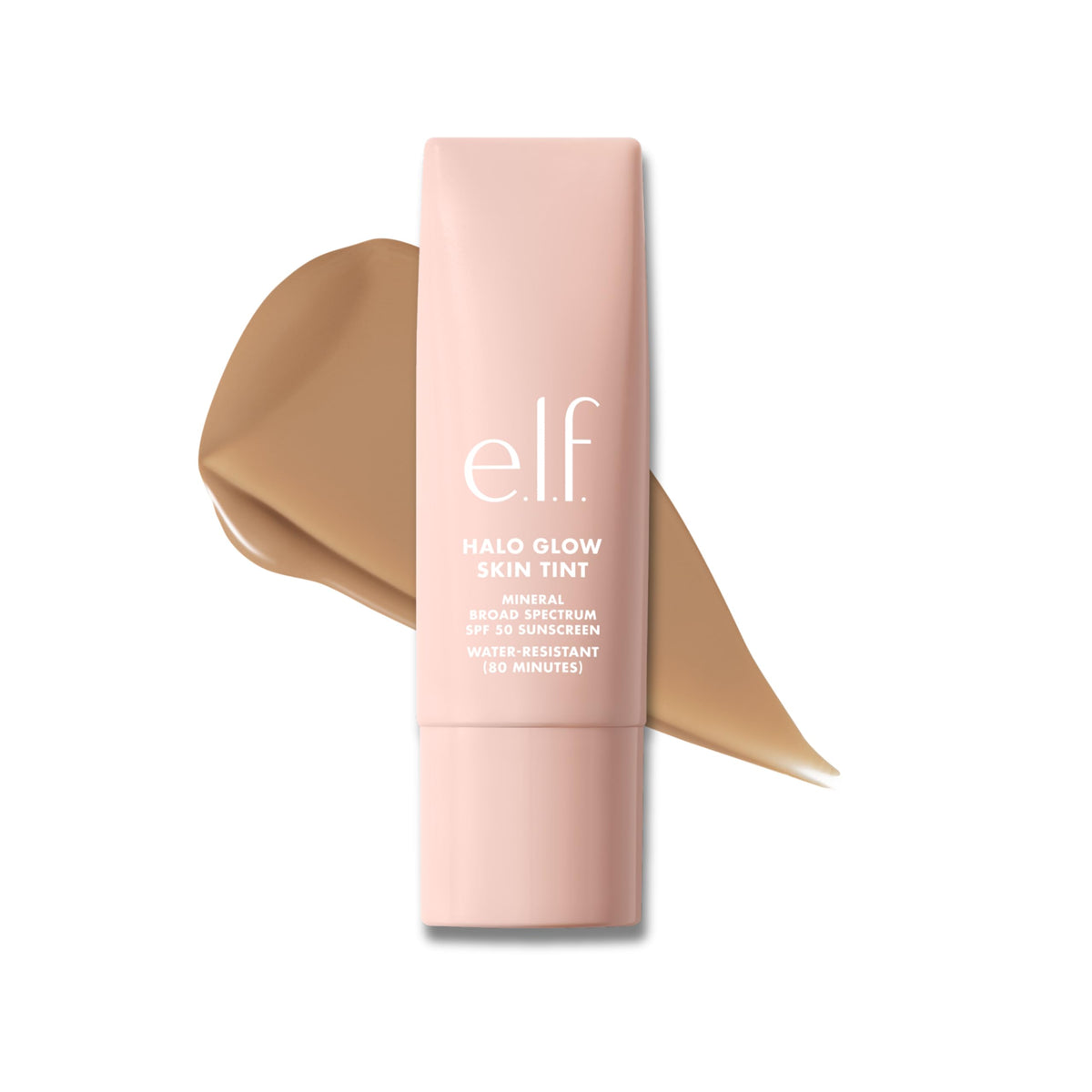 e.l.f. Halo Glow Skin Tint SPF 50 in Medium Neutral shade front view