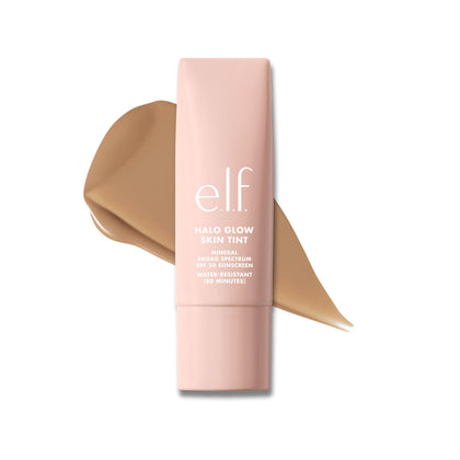 e.l.f. Halo Glow Skin Tint SPF 50 in Medium Neutral shade front view