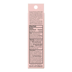 e.l.f. Halo Glow Skin Tint SPF 50 with makeup tools