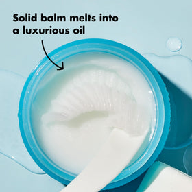 e.l.f. Holy Hydration! Cleansing Balm on a bathroom counter