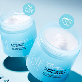 e.l.f. Holy Hydration! Cleansing Balm packaging side view