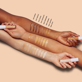 e.l.f. Hydrating Camo Concealer Deep Olive with brush