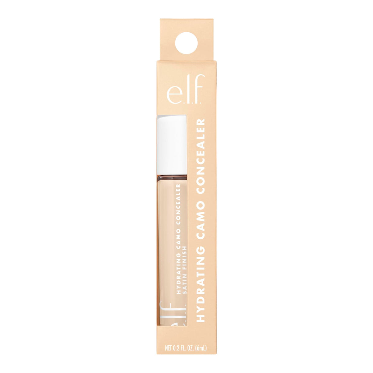 e.l.f. Hydrating Camo Concealer Fair Warm with brush