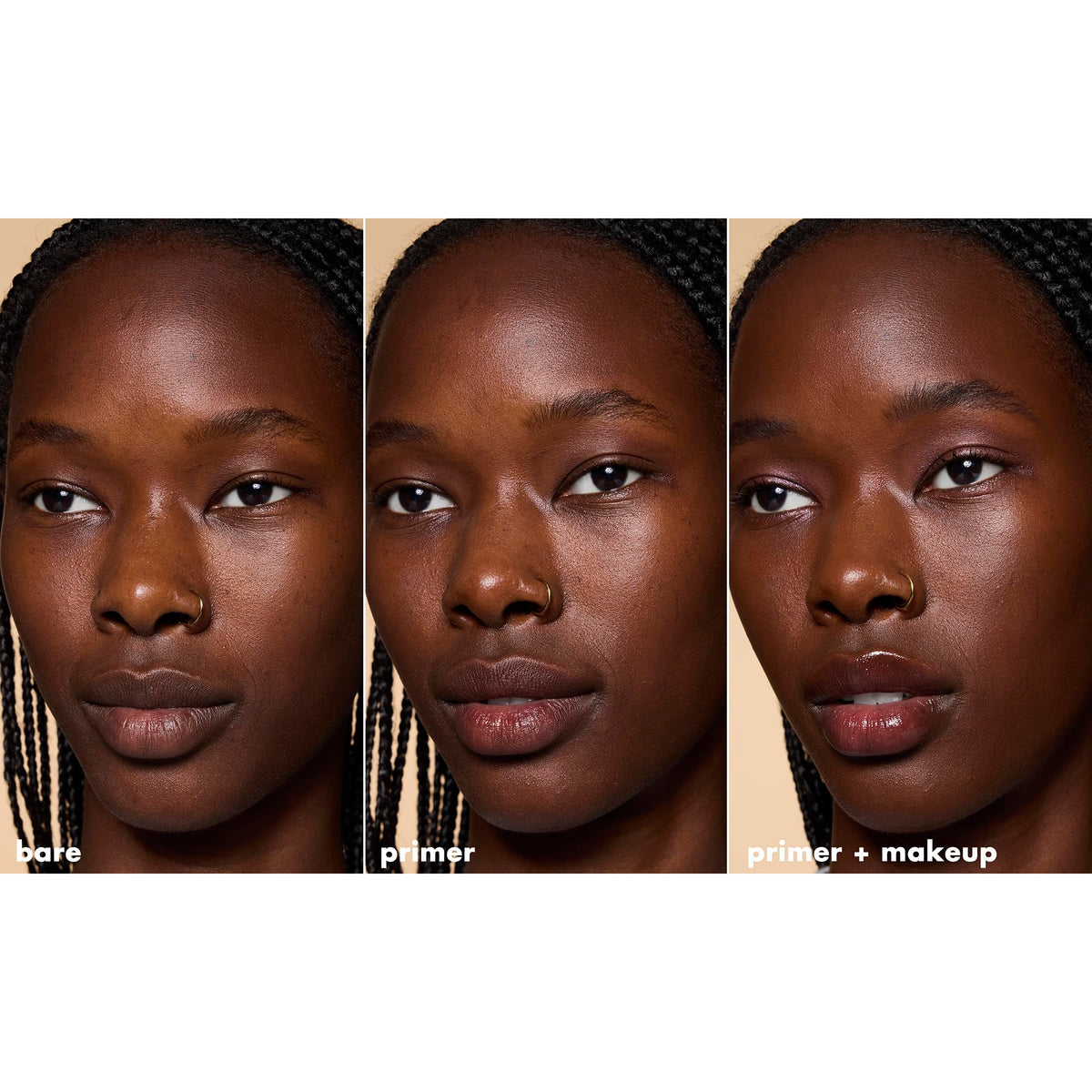 e.l.f. Hydrating Face Primer 60g application on skin