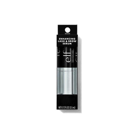 e.l.f. Lash & Brow Serum in hand with natural background