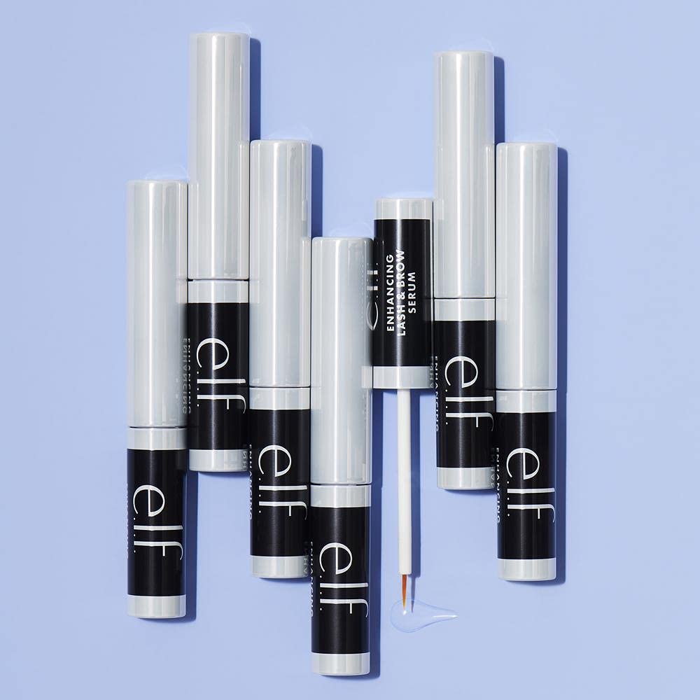 e.l.f. Lash & Brow Serum packaging with ingredients list