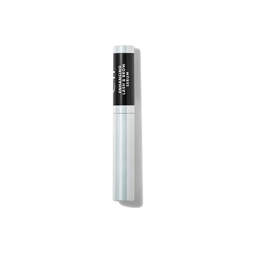 e.l.f. Lash & Brow Serum with a soft-focus beauty scene