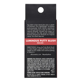 e.l.f. Luminous Putty Blush Belize with Putty Blush Brush
