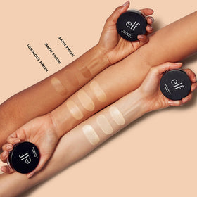 e.l.f. Matte Putty Primer application with applicator