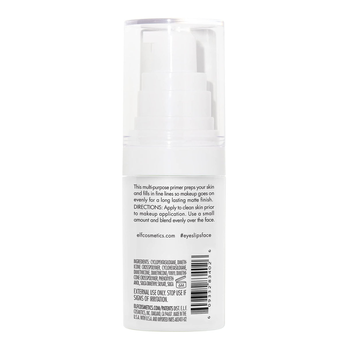 e.l.f. Mineral Infused Face Primer 60g with foundation products