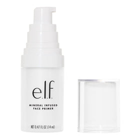 e.l.f. Mineral Infused Face Primer 60g with makeup brushes