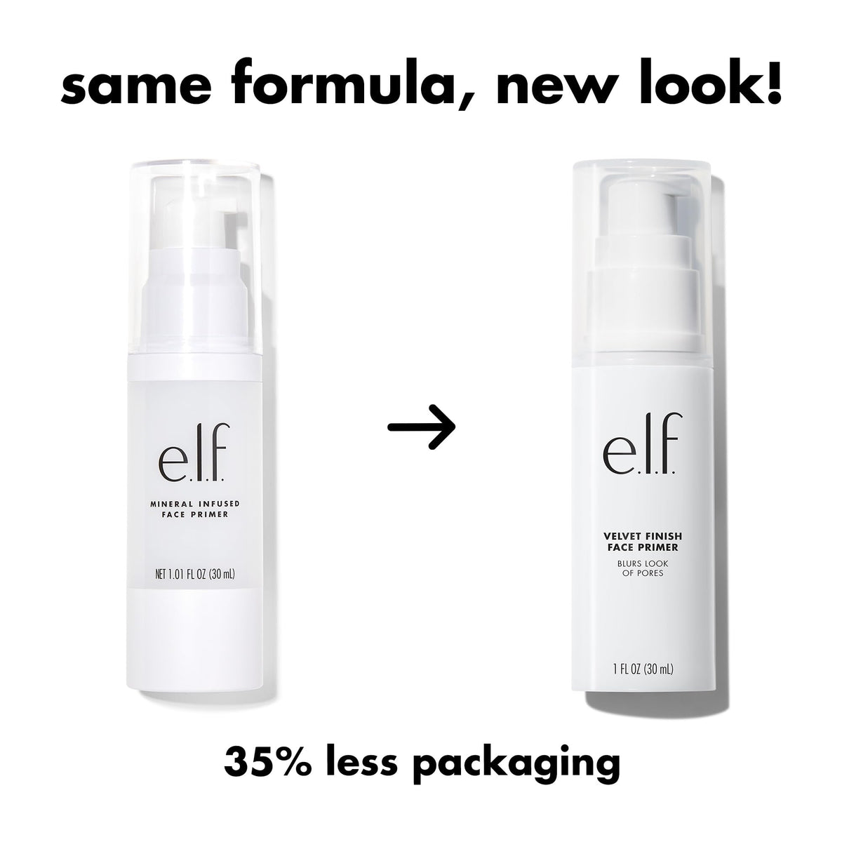 e.l.f. Mineral Infused Face Primer application on face