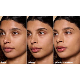 e.l.f. Mineral Infused Face Primer with makeup tools
