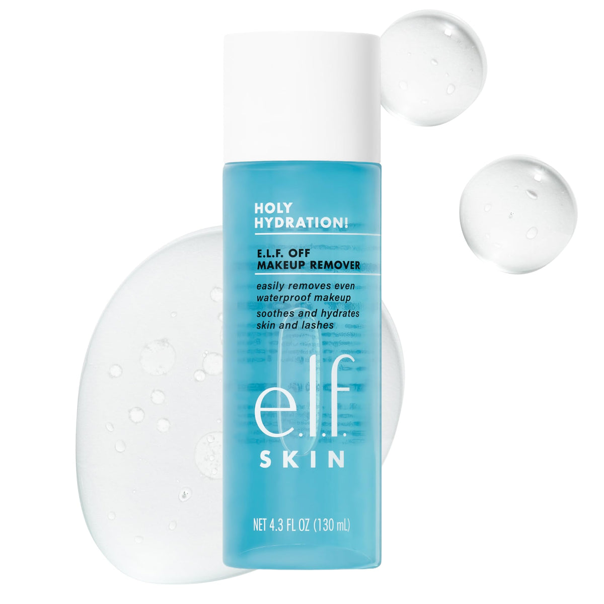 e.l.f. Off Makeup Remover front view with liquid inside