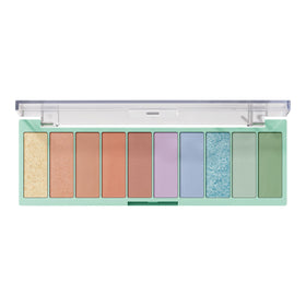e.l.f. Perfect 10 Eyeshadow Palette front view showcasing vibrant shades
