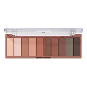 e.l.f. Perfect 10 Eyeshadow Palette front view with ten matte shades