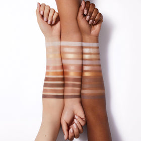 e.l.f. Perfect 10 Eyeshadow Palette open displaying creamy texture