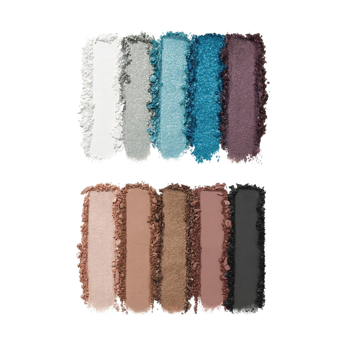 e.l.f. Perfect 10 Eyeshadow Palette open showing all 10 ultra-pigmented shades