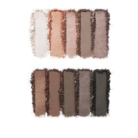 e.l.f. Perfect 10 Eyeshadow Palette open showing all shades