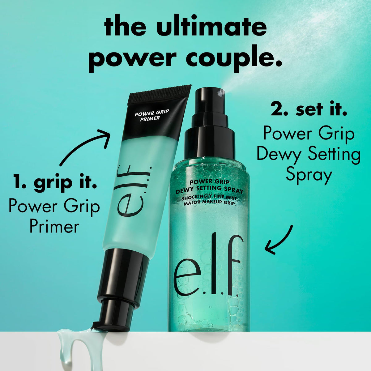 e.l.f. Power Grip Dewy Setting Spray lifestyle scene
