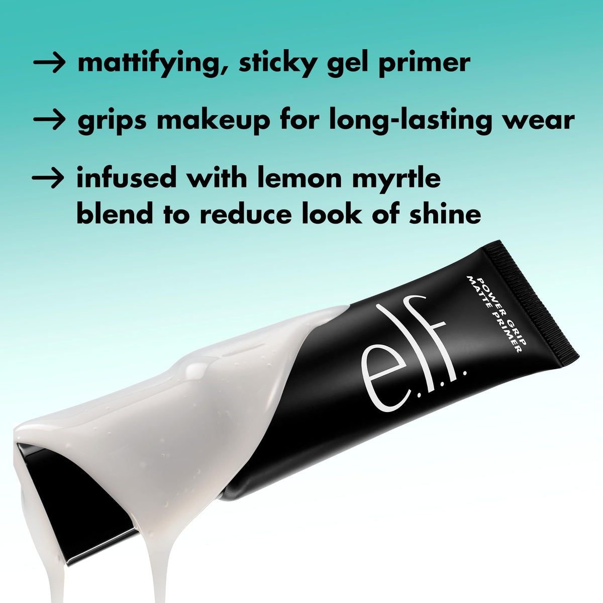 e.l.f. Power Grip Matte Primer 40g side view