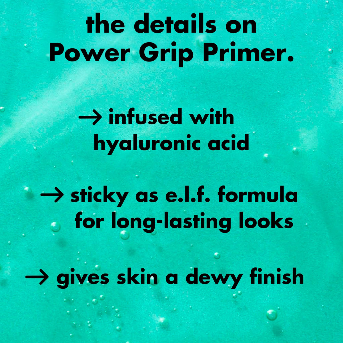e.l.f. Power Grip Primer with makeup products