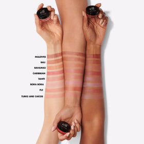 e.l.f. Putty Blush Bahamas showing semi-matte finish