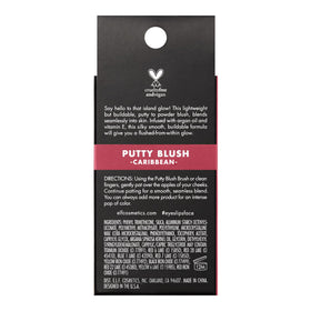e.l.f. Putty Blush Caribbean applied on cheeks