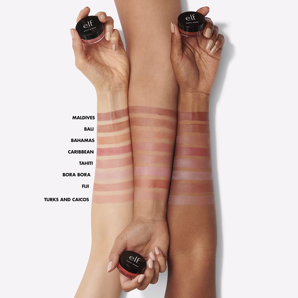 e.l.f. Putty Blush Fiji with Putty Blush Brush