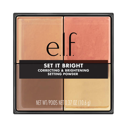 e.l.f. Set it Bright Powder Quad Deep-Rich front view