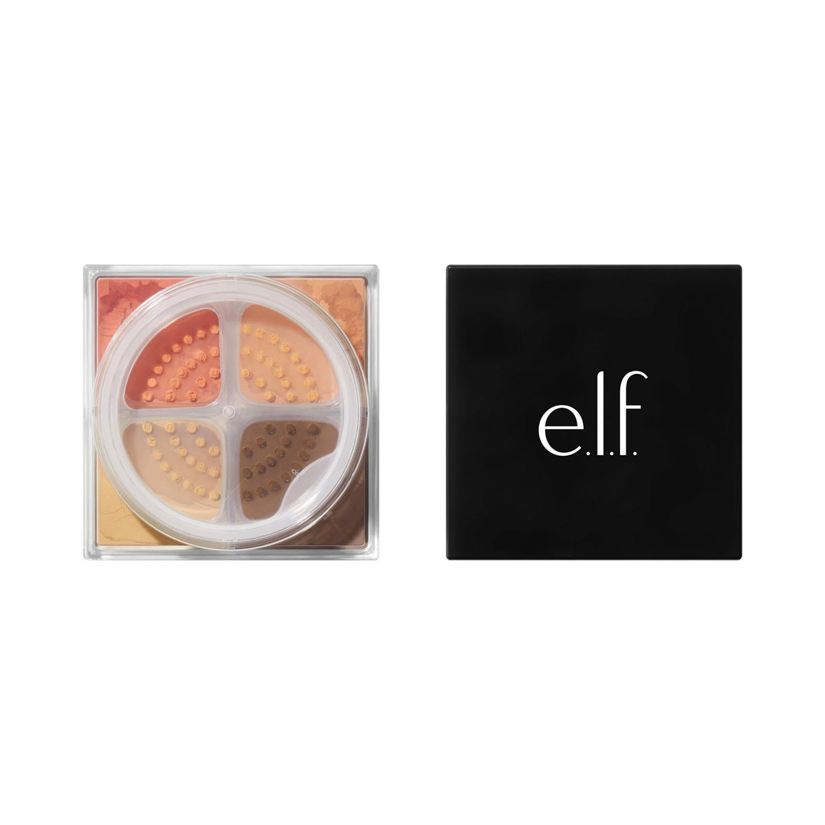 e.l.f. Set it Bright Powder Quad Deep-Rich packaging