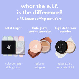 e.l.f. Set it Bright Powder Quad showing brightening shades