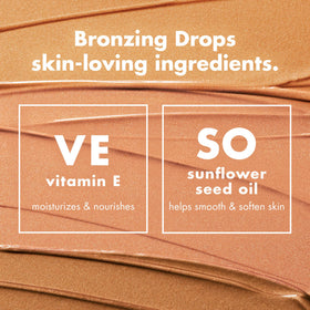 e.l.f. SKIN Bronzing Drops Fair Gold with dropper