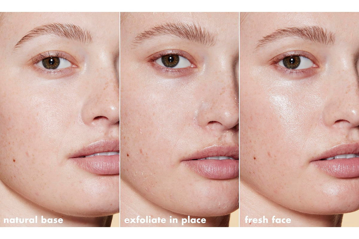 e.l.f. SKIN Gentle Peeling Exfoliant 110g application on skin