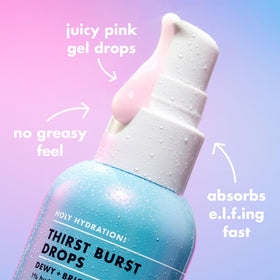 e.l.f. SKIN Holy Hydration! Thirst Burst Drops with foundation