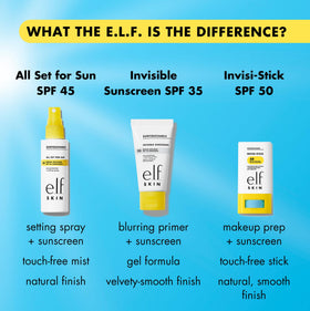 e.l.f. SKIN Suntouchable Invisi-Stick SPF 50 lifestyle shot