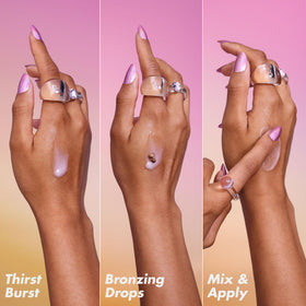 e.l.f. SKIN The Hottest Drops Duo on a bathroom counter