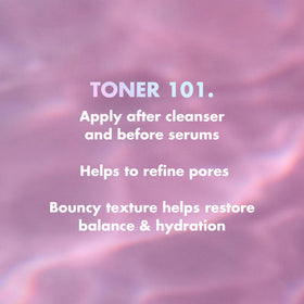 e.l.f. SKIN Thirst Burst Toner with fresh hibiscus flowers