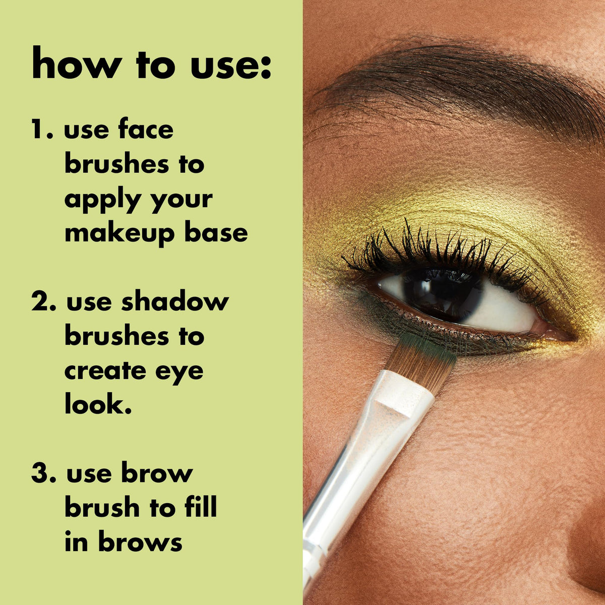 e.l.f. Smudge Eye Sponge and Lip Defining Brush close-up